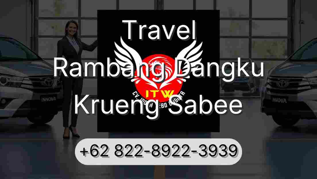 Travel Rambang Dangku Krueng Sabee