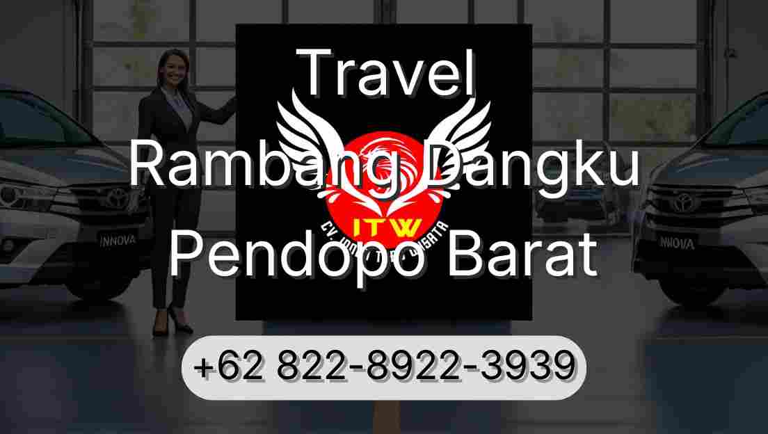 Travel Rambang Dangku Pendopo Barat