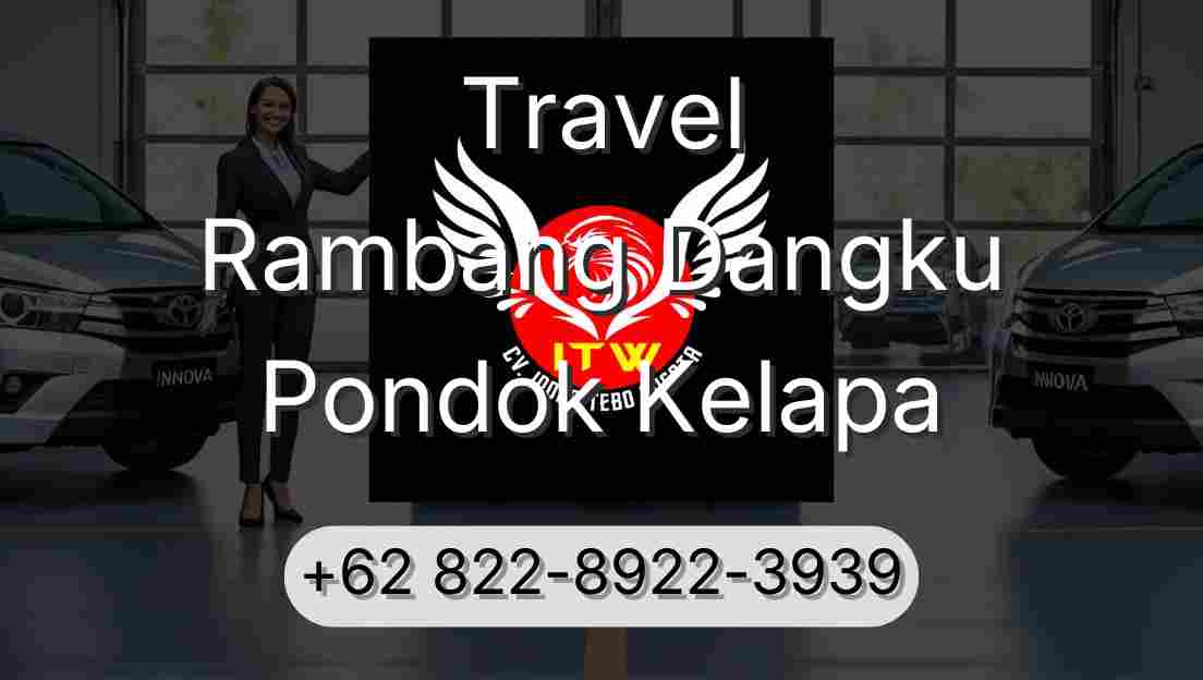 Travel Rambang Dangku Pondok Kelapa