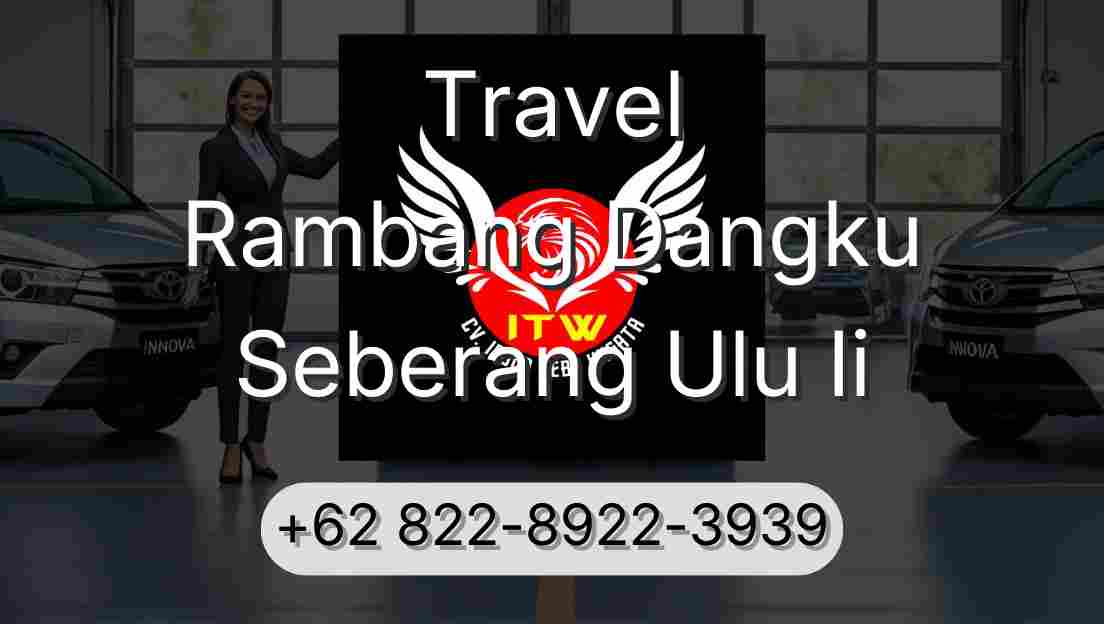 Travel Rambang Dangku Seberang Ulu Ii