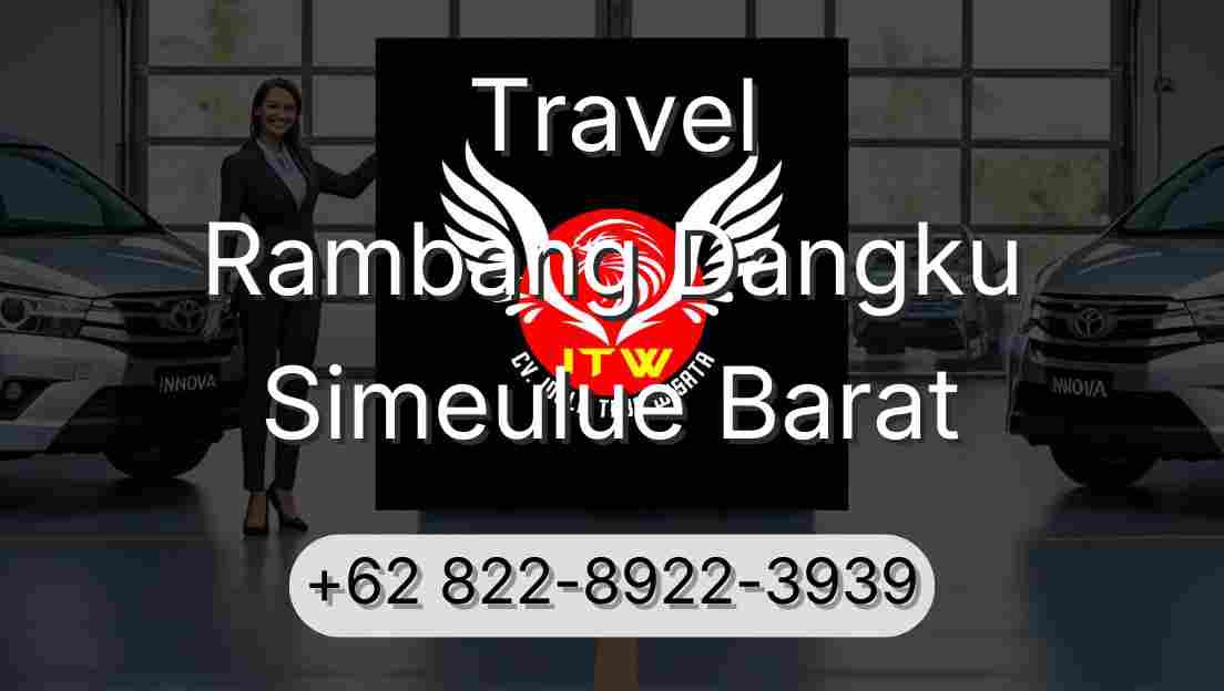 Travel Rambang Dangku Simeulue Barat
