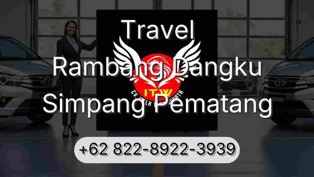 Travel Rambang Dangku Simpang Pematang
