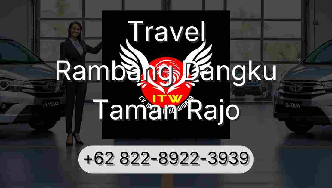 Travel Rambang Dangku Taman Rajo