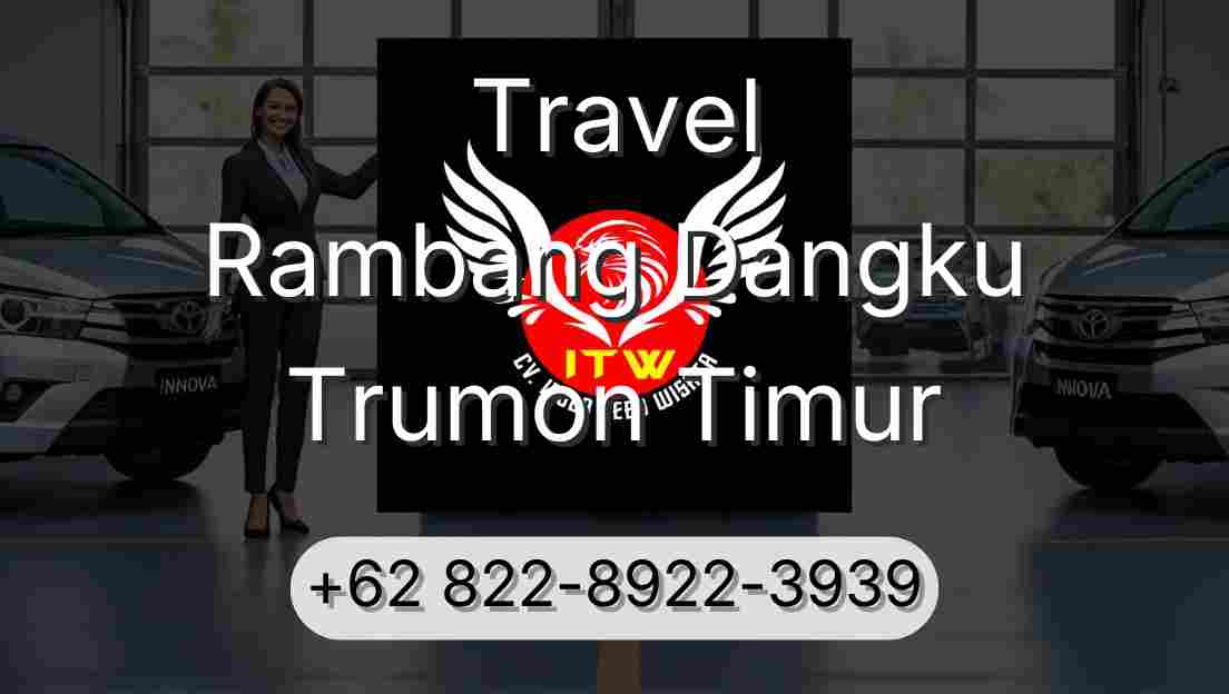 Travel Rambang Dangku Trumon Timur