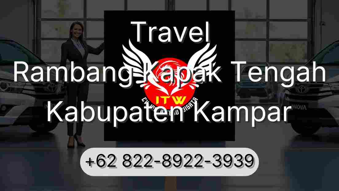 Travel Rambang Kapak Tengah Kabupaten Kampar