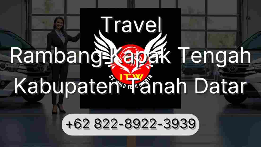 Travel Rambang Kapak Tengah Kabupaten Tanah Datar