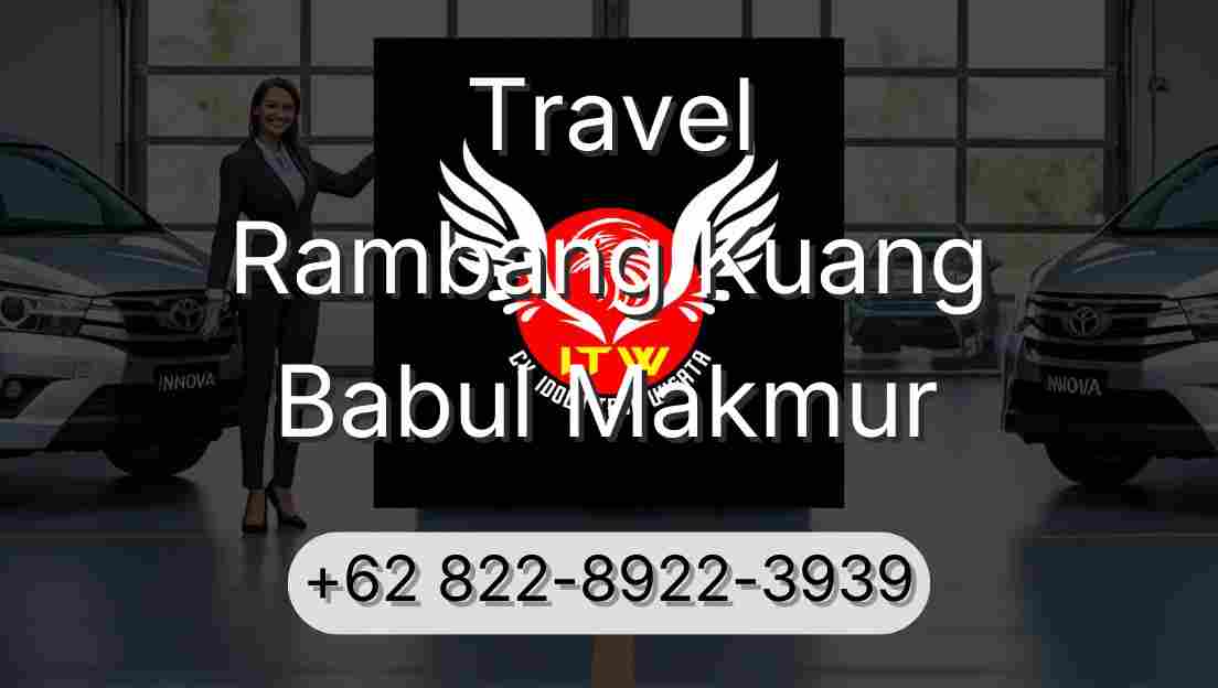 Travel Rambang Kuang Babul Makmur