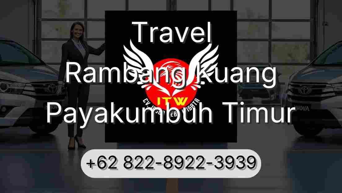 Travel Rambang Kuang Payakumbuh Timur