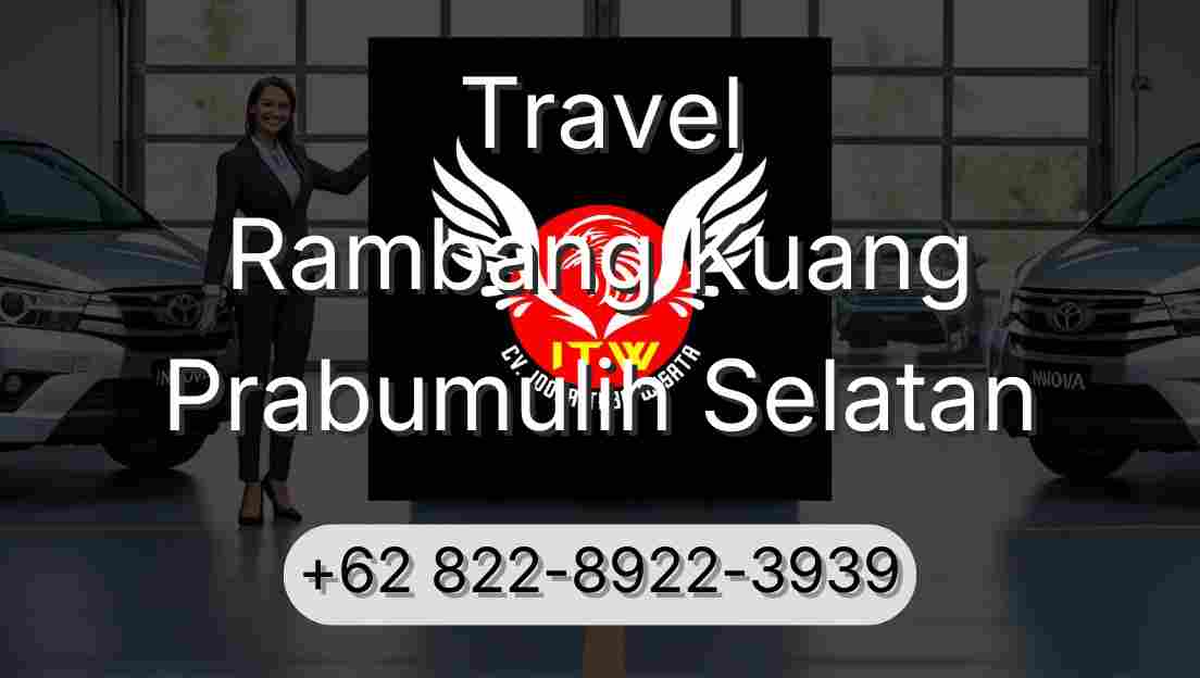 Travel Rambang Kuang Prabumulih Selatan