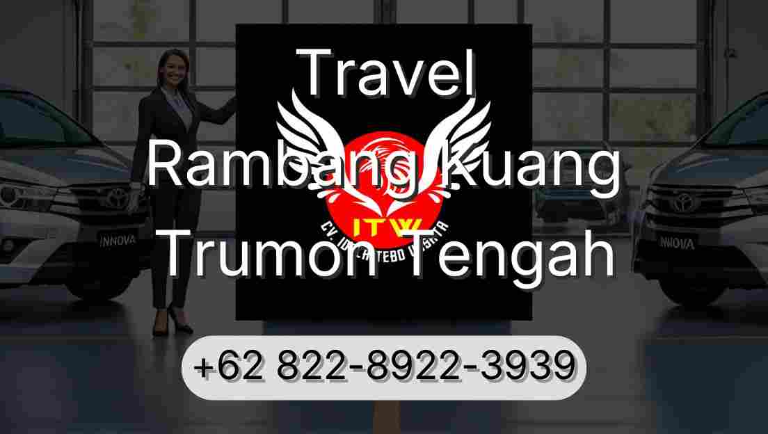 Travel Rambang Kuang Trumon Tengah