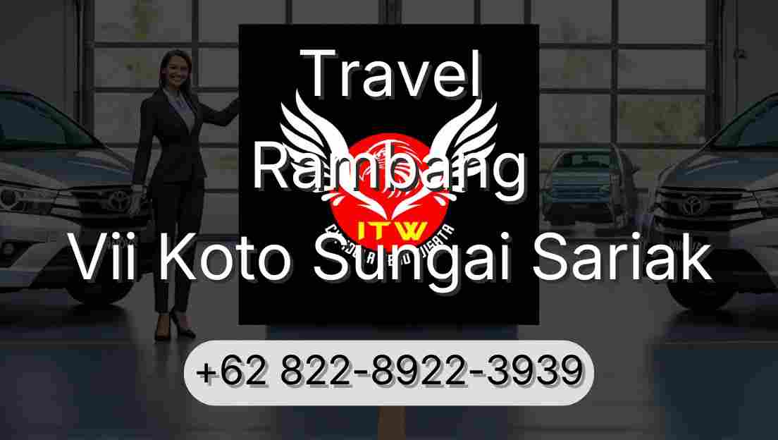 Travel Rambang Vii Koto Sungai Sariak