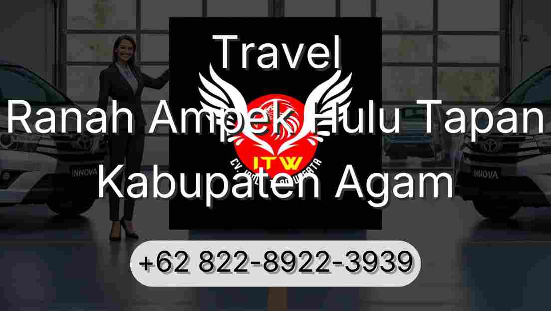 Travel Ranah Ampek Hulu Tapan Kabupaten Agam