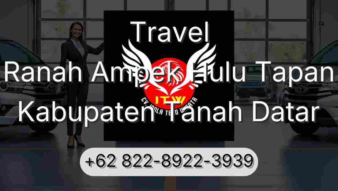 Travel Ranah Ampek Hulu Tapan Kabupaten Tanah Datar