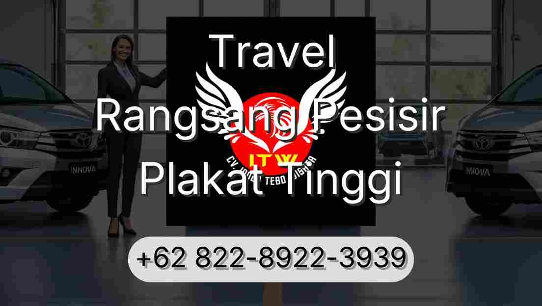 Travel Rangsang Pesisir Plakat Tinggi