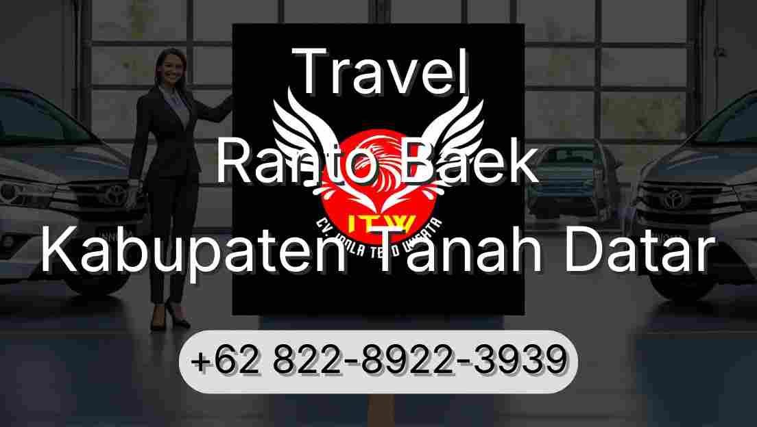 Travel Ranto Baek Kabupaten Tanah Datar