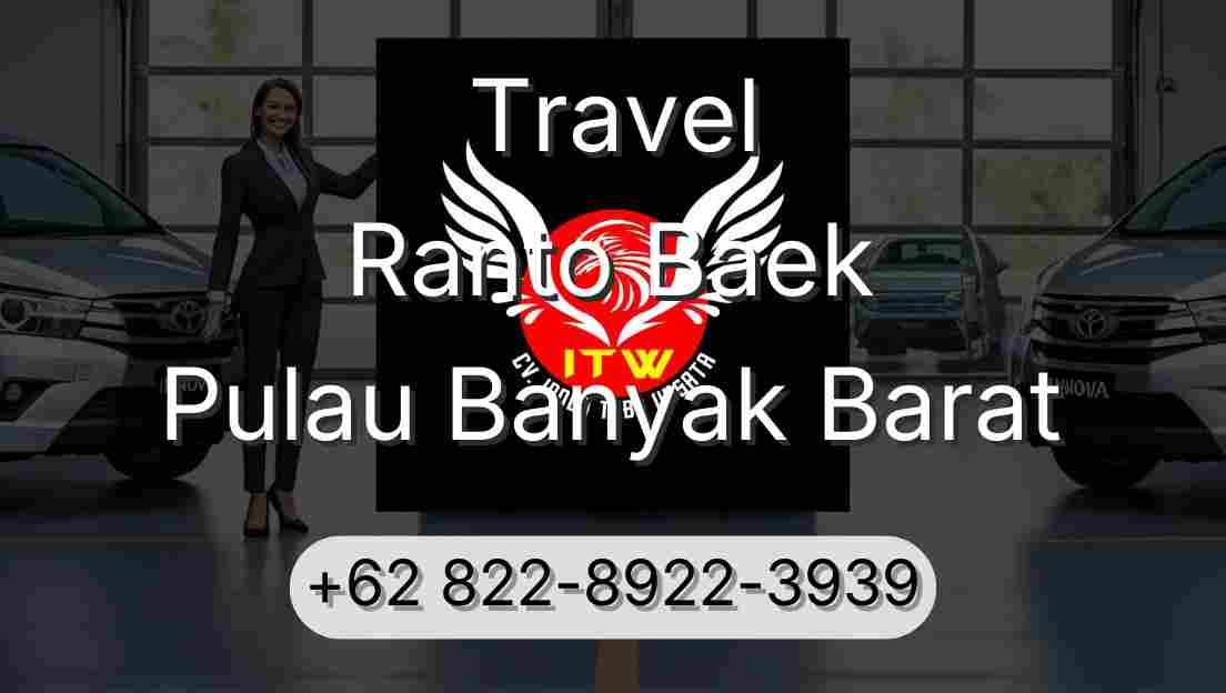 Travel Ranto Baek Pulau Banyak Barat