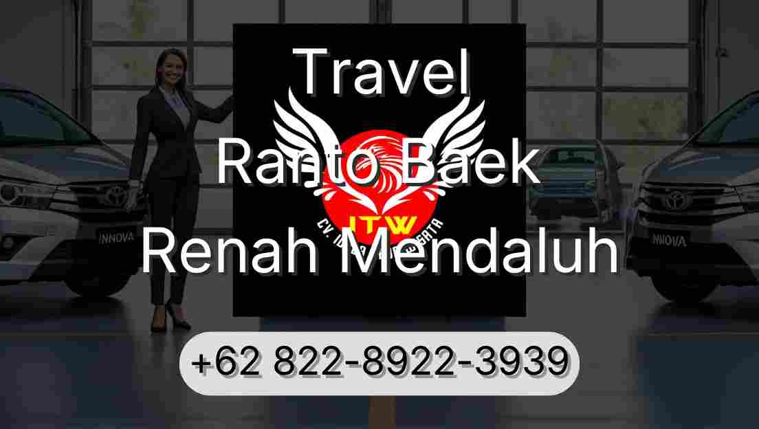 Travel Ranto Baek Renah Mendaluh