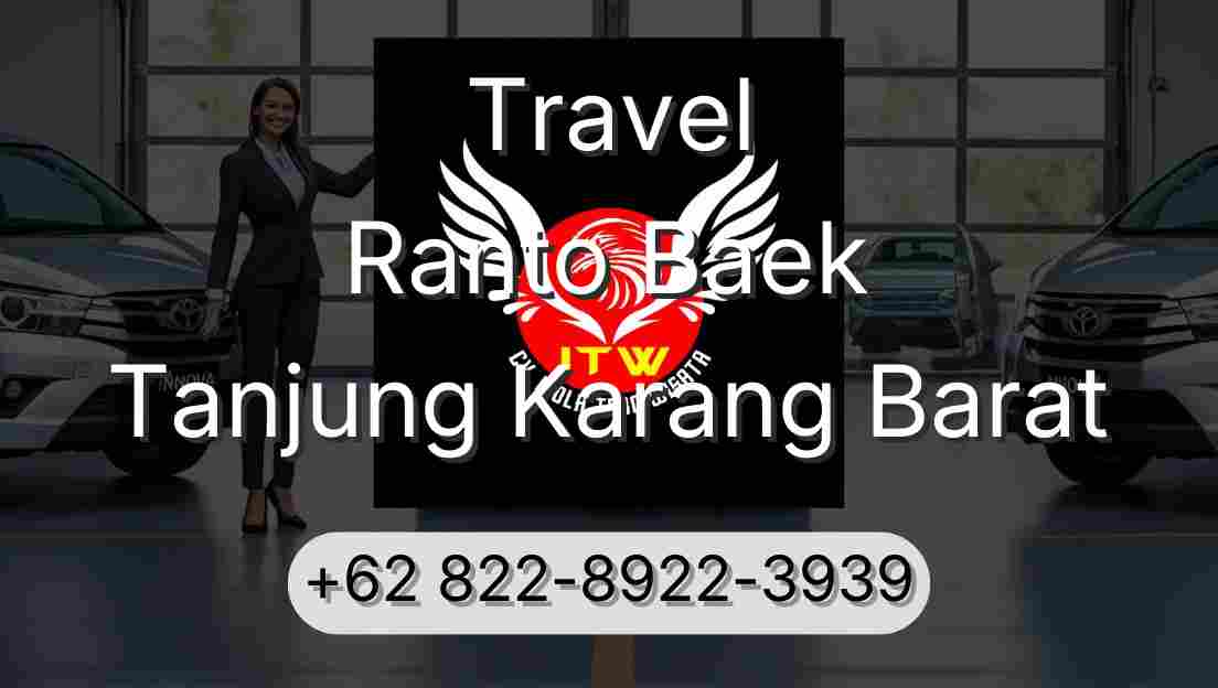 Travel Ranto Baek Tanjung Karang Barat