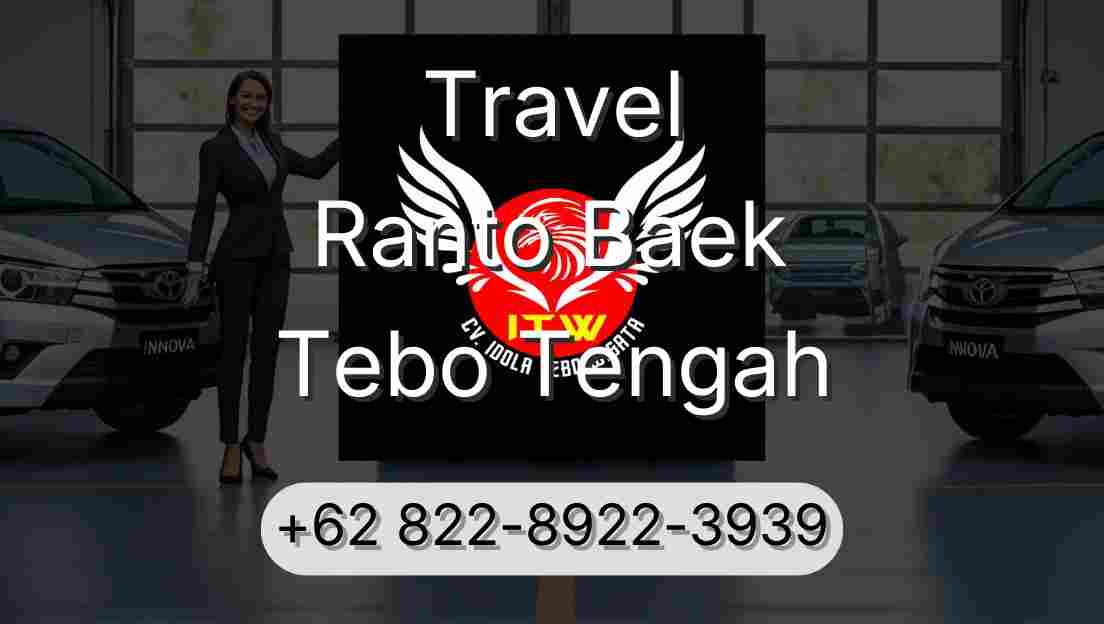 Travel Ranto Baek Tebo Tengah