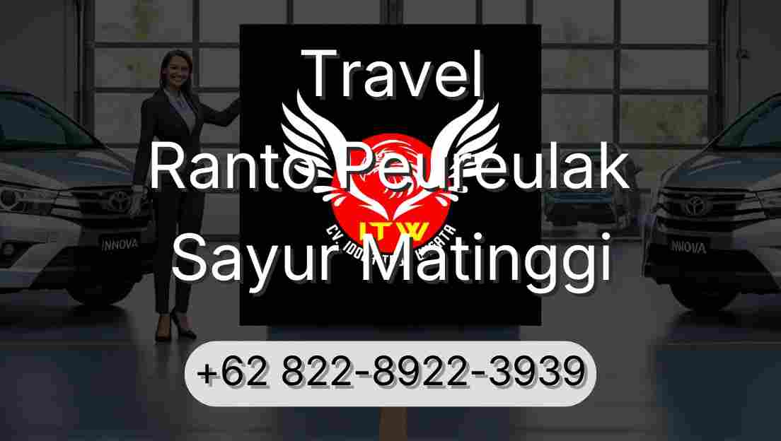 Travel Ranto Peureulak Sayur Matinggi