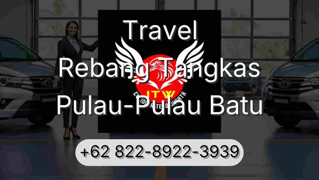 Travel Rebang Tangkas Pulau-Pulau Batu