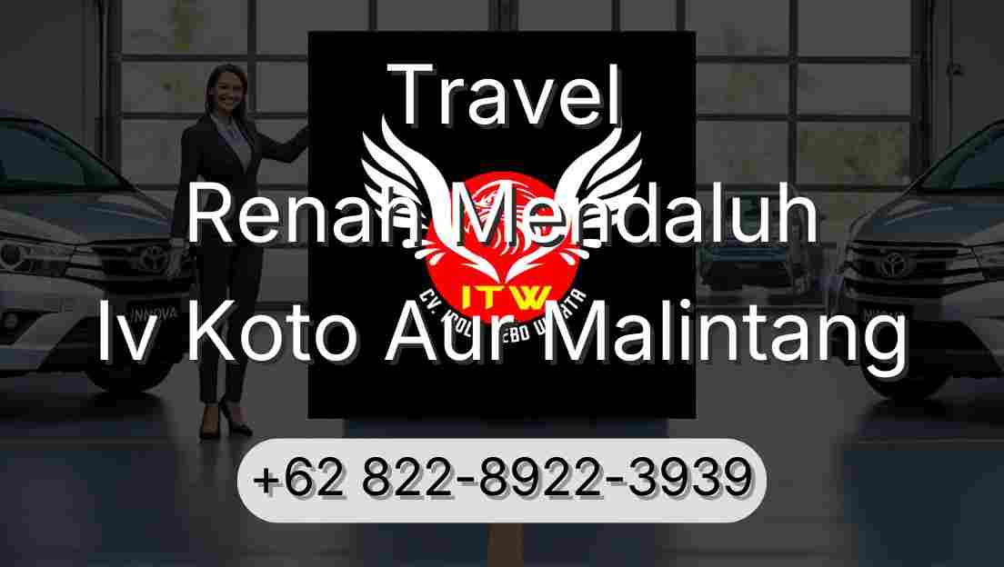 Travel Renah Mendaluh Iv Koto Aur Malintang