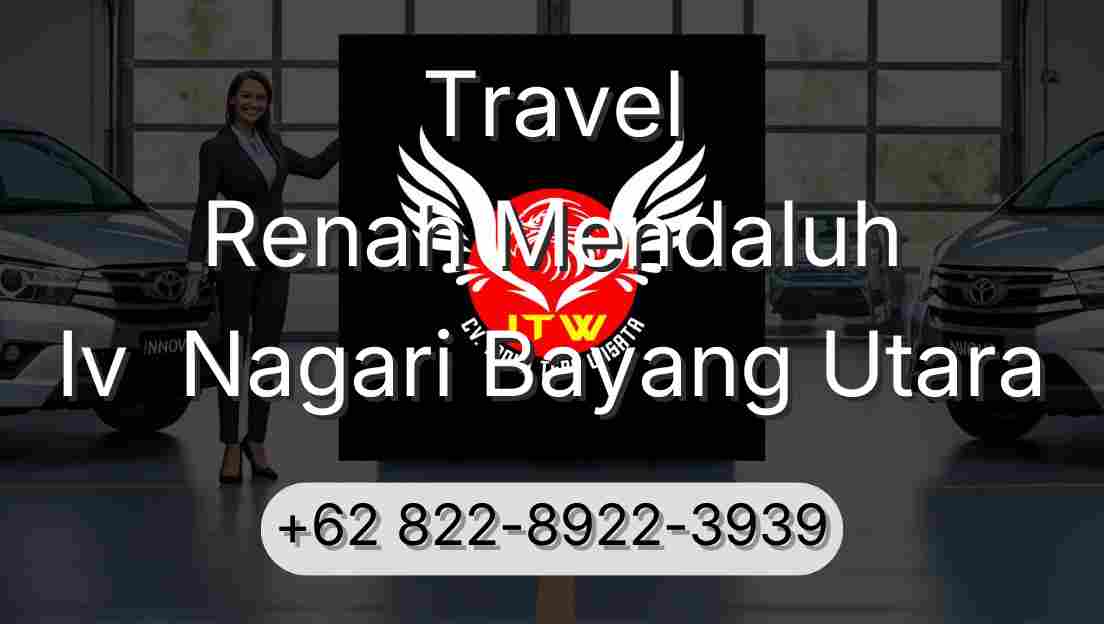 Travel Renah Mendaluh Iv  Nagari Bayang Utara