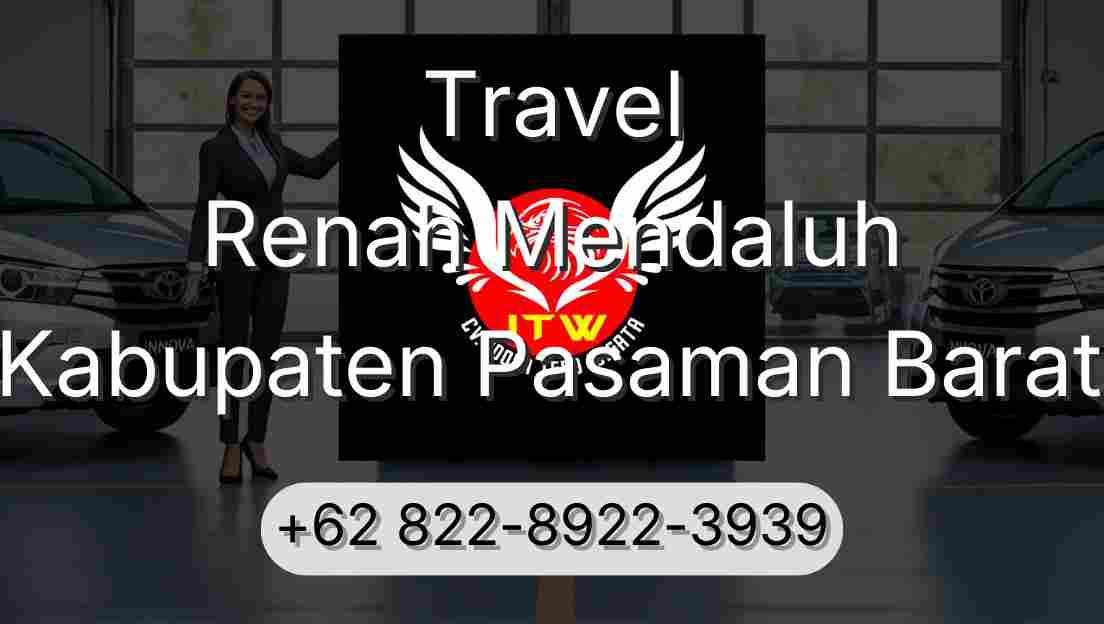 Travel Renah Mendaluh Kabupaten Pasaman Barat