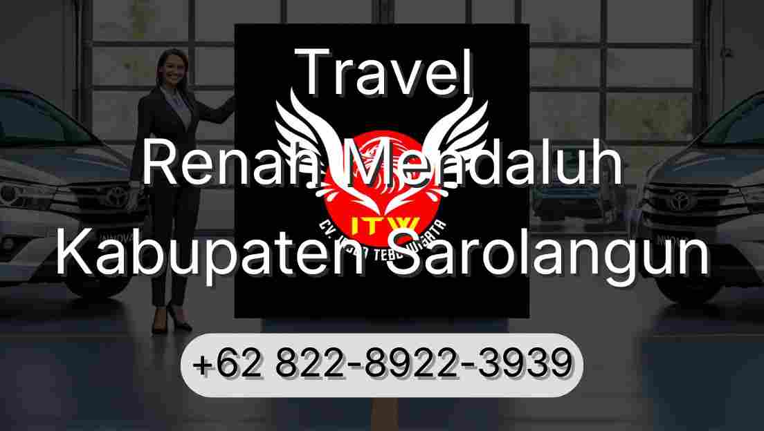 Travel Renah Mendaluh Kabupaten Sarolangun