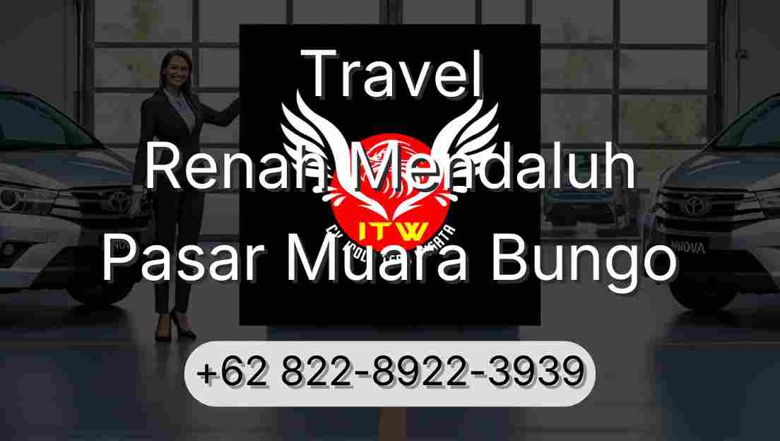 Travel Renah Mendaluh Pasar Muara Bungo