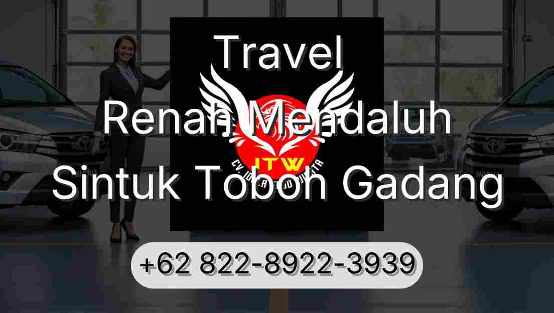 Travel Renah Mendaluh Sintuk Toboh Gadang
