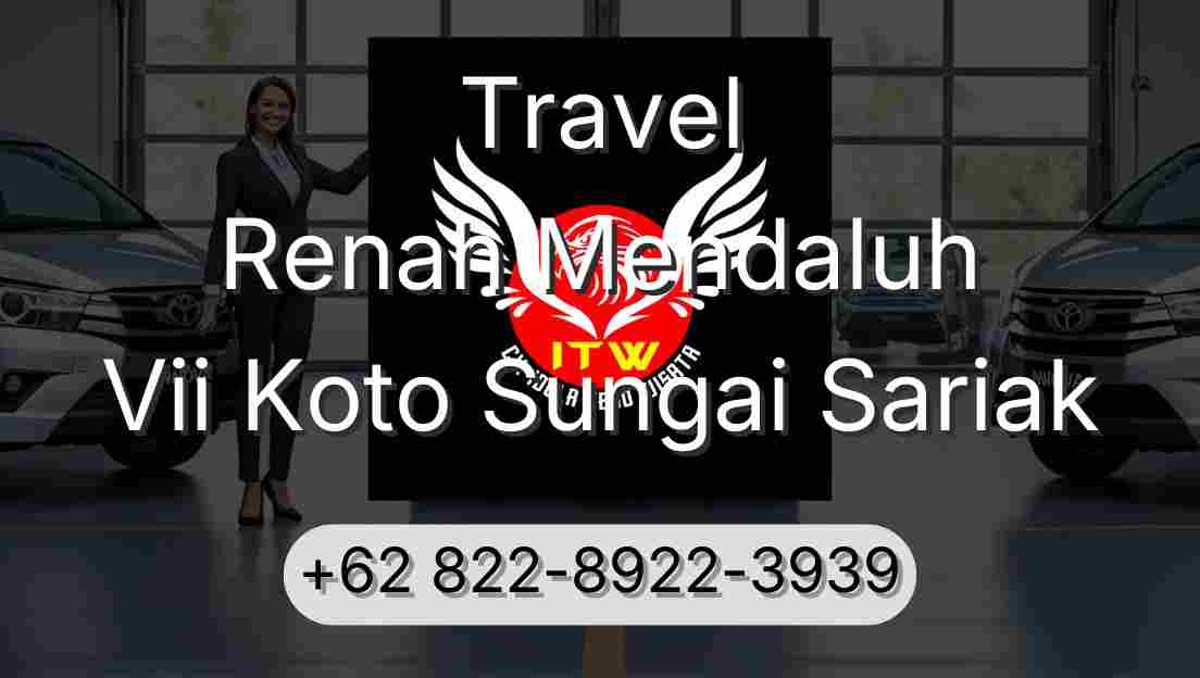 Travel Renah Mendaluh Vii Koto Sungai Sariak