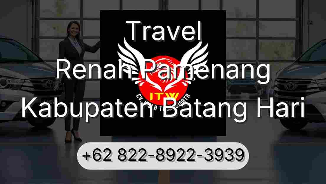 Travel Renah Pamenang Kabupaten Batang Hari