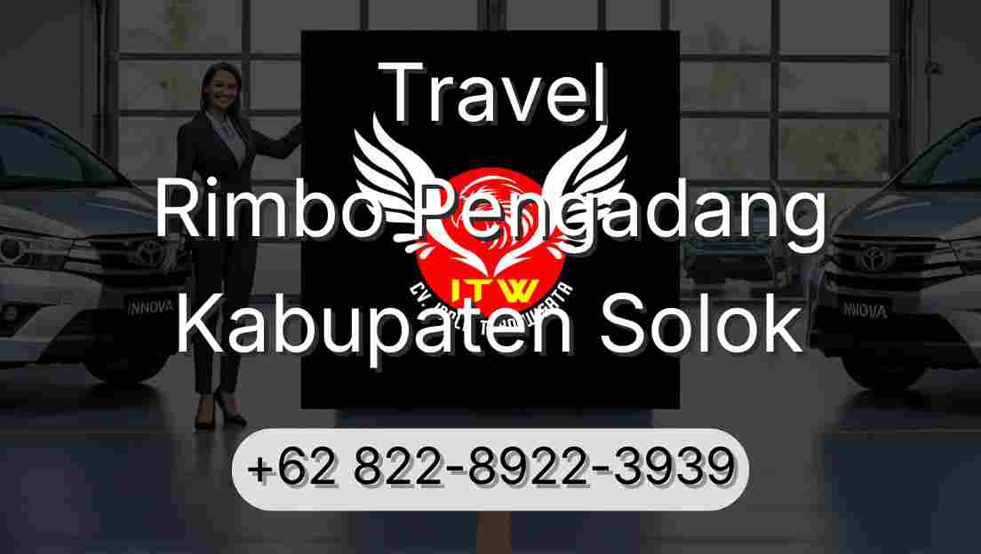 Travel Rimbo Pengadang Kabupaten Solok