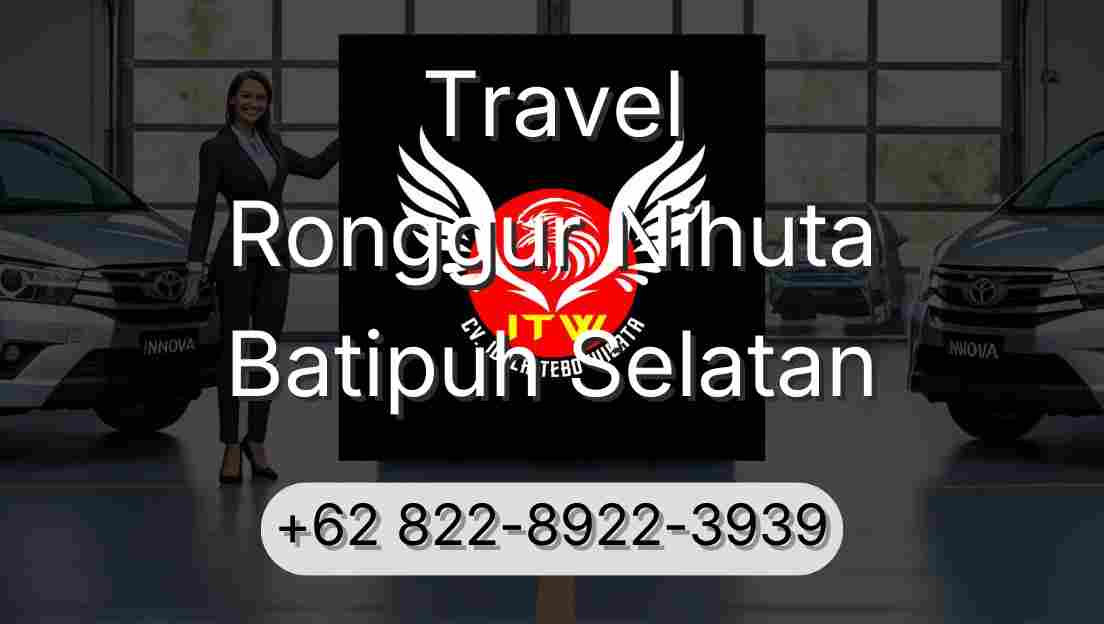 Travel Ronggur Nihuta Batipuh Selatan