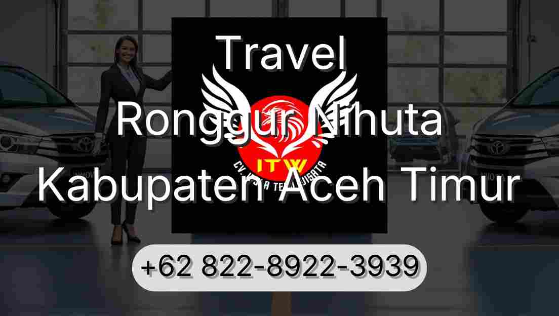 Travel Ronggur Nihuta Kabupaten Aceh Timur