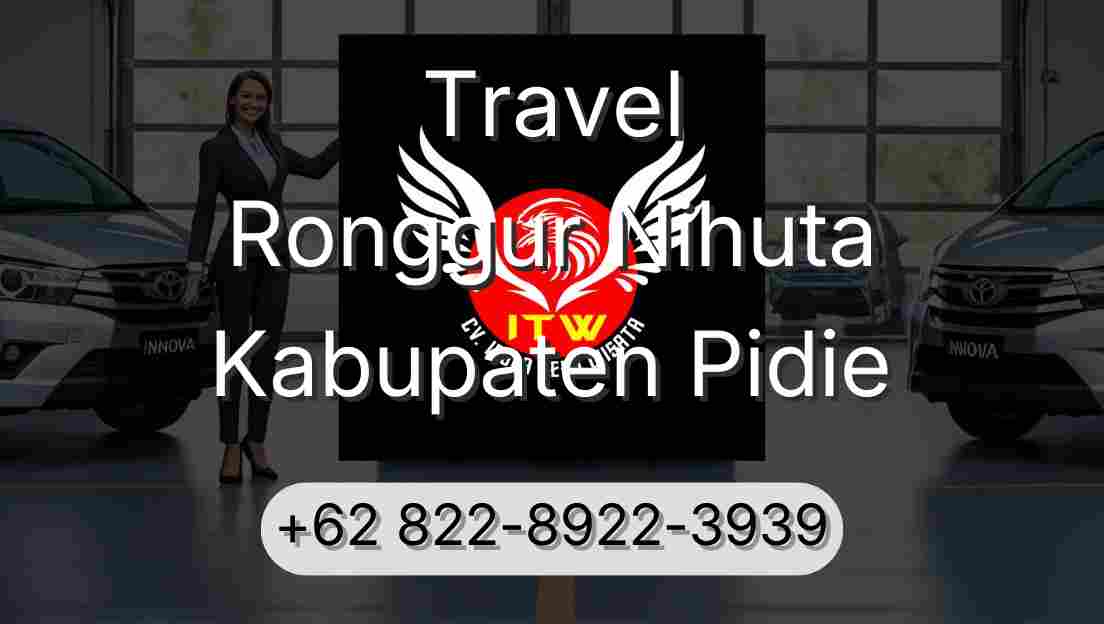 Travel Ronggur Nihuta Kabupaten Pidie