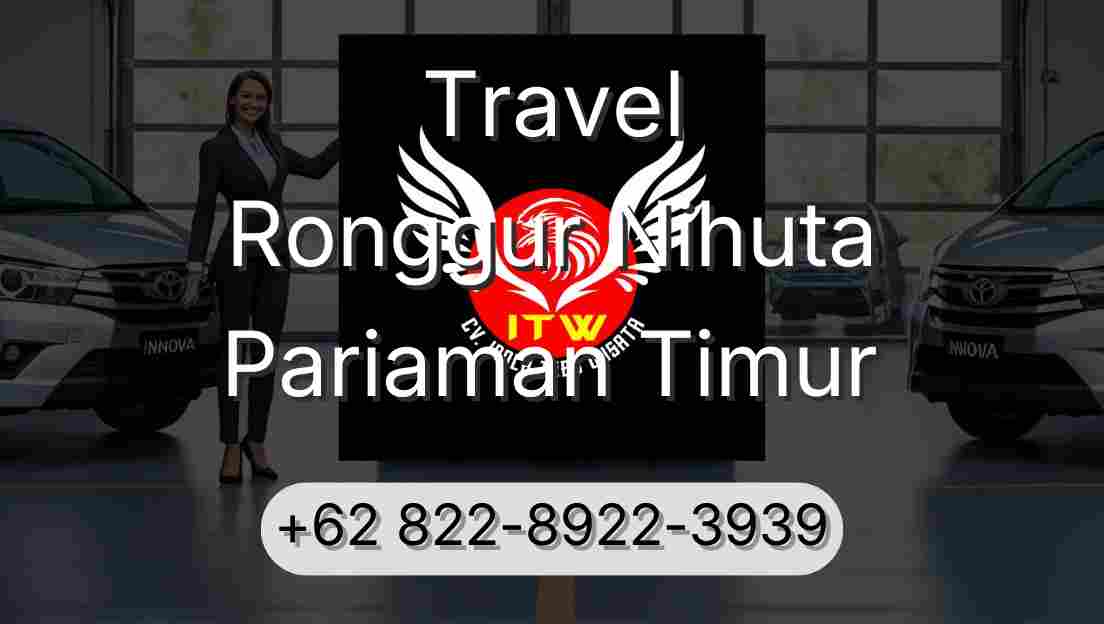 Travel Ronggur Nihuta Pariaman Timur