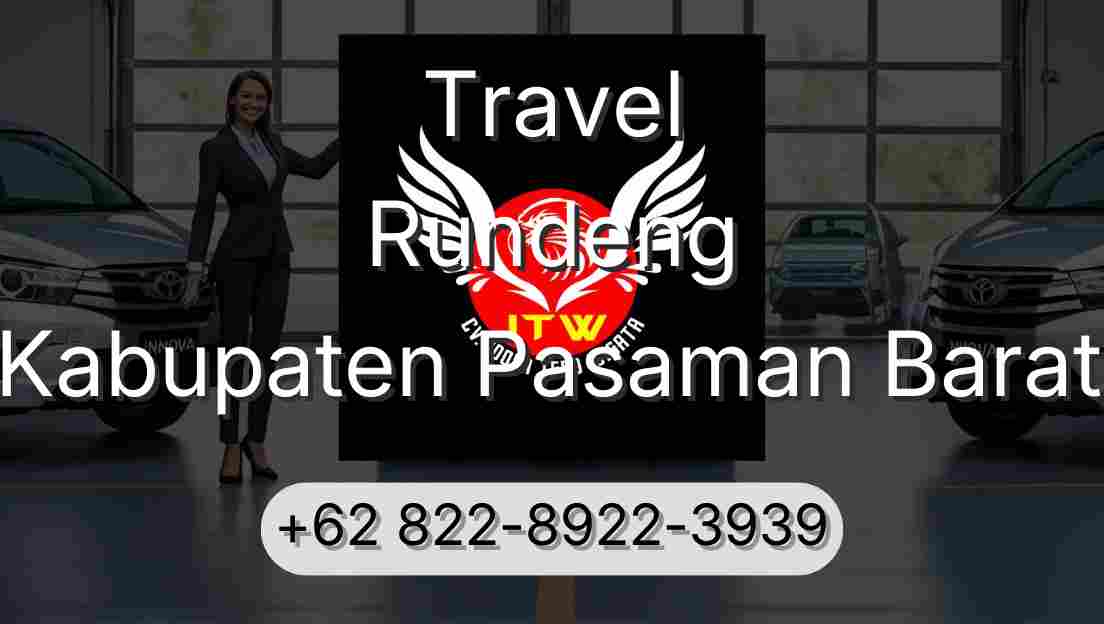 Travel Rundeng Kabupaten Pasaman Barat
