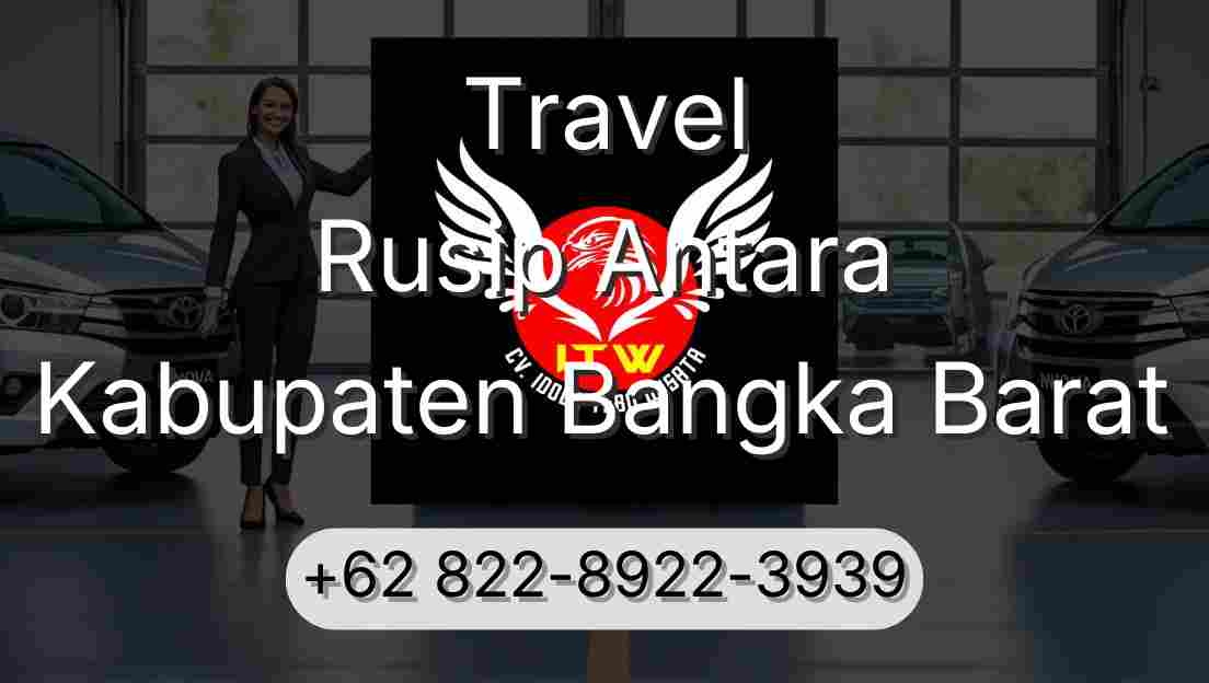 Travel Rusip Antara Kabupaten Bangka Barat