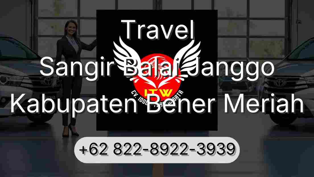 Travel Sangir Balai Janggo Kabupaten Bener Meriah