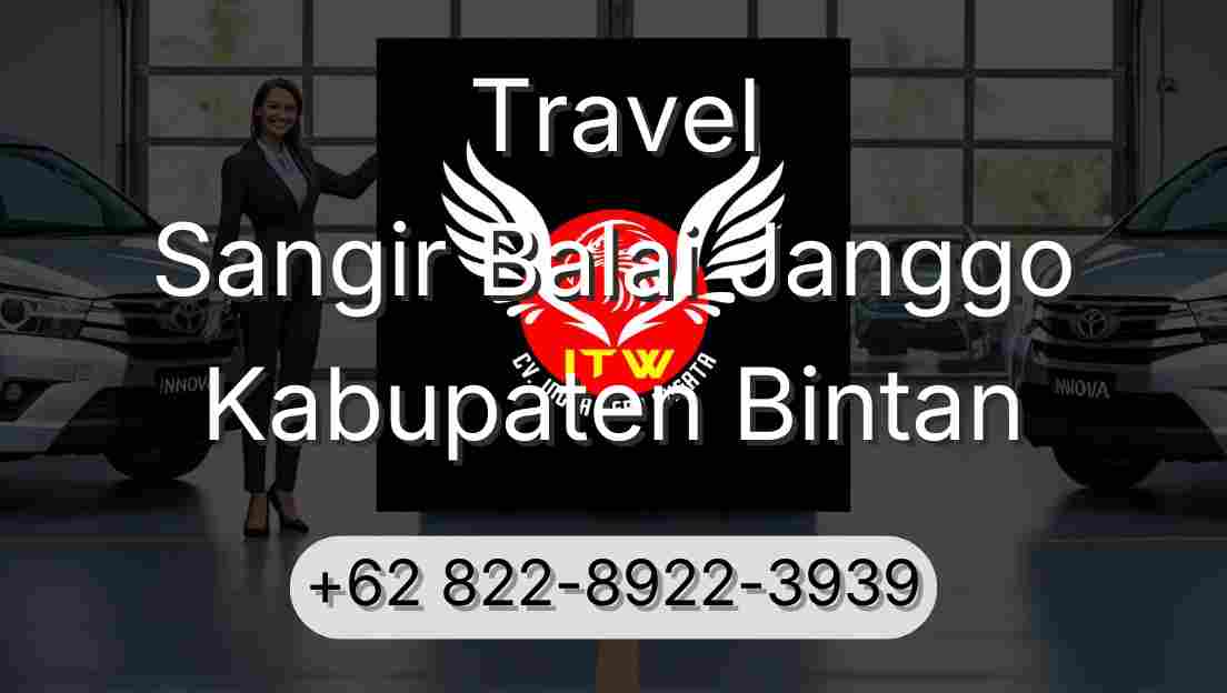 Travel Sangir Balai Janggo Kabupaten Bintan