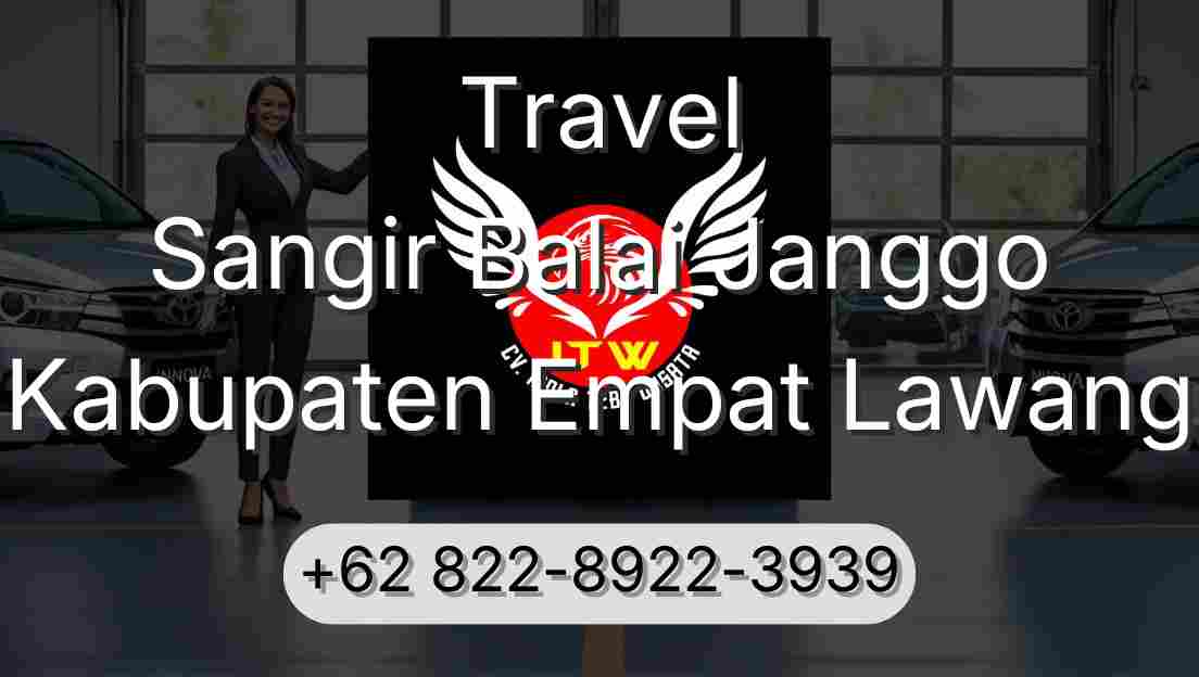 Travel Sangir Balai Janggo Kabupaten Empat Lawang