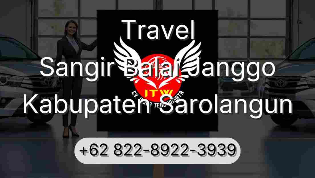 Travel Sangir Balai Janggo Kabupaten Sarolangun