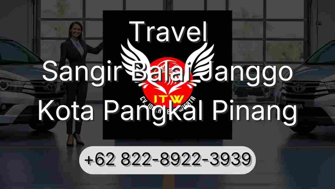 Travel Sangir Balai Janggo Kota Pangkal Pinang