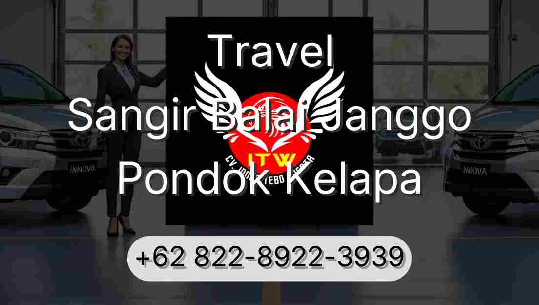 Travel Sangir Balai Janggo Pondok Kelapa