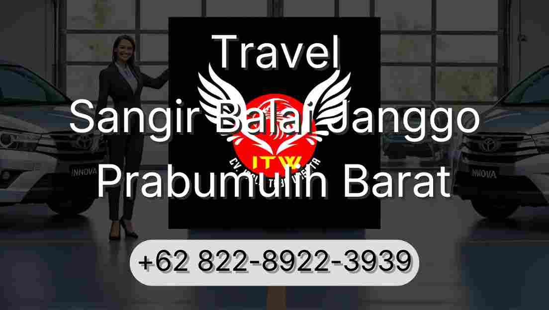 Travel Sangir Balai Janggo Prabumulih Barat