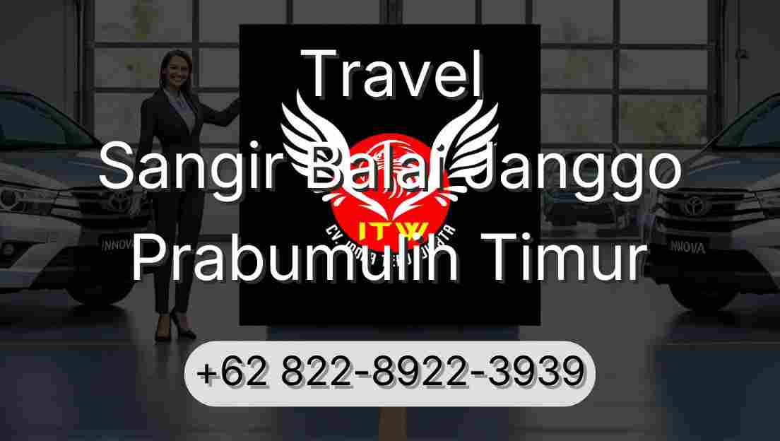 Travel Sangir Balai Janggo Prabumulih Timur