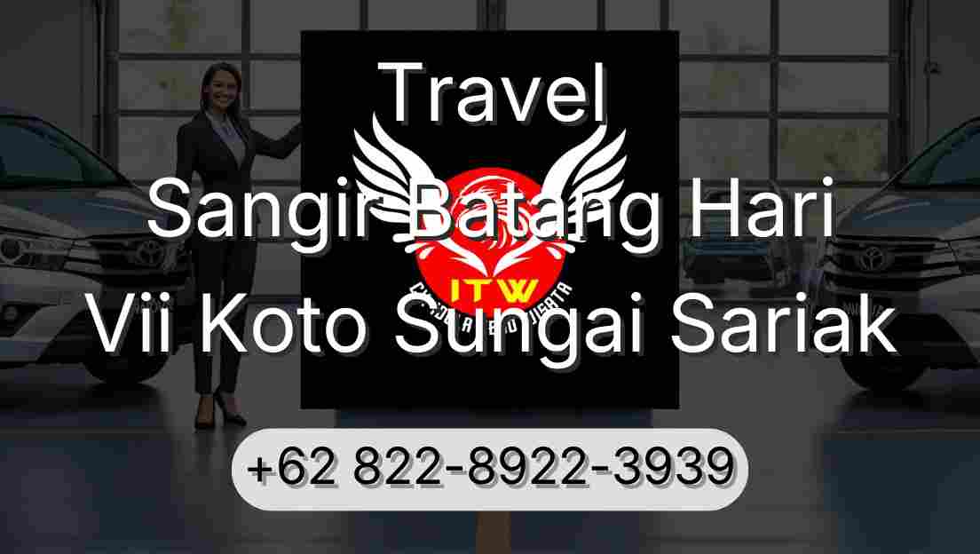 Travel Sangir Batang Hari Vii Koto Sungai Sariak