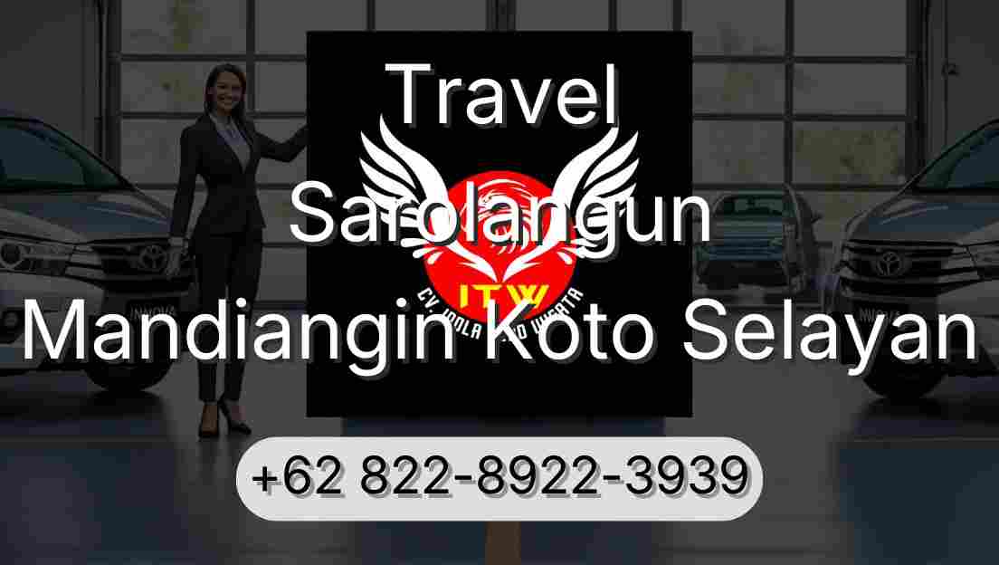 Travel Sarolangun Mandiangin Koto Selayan